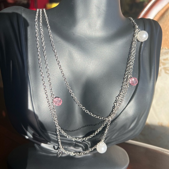 MEW DIOR SILBER LONG NECKLACE - Picture 5 of 7